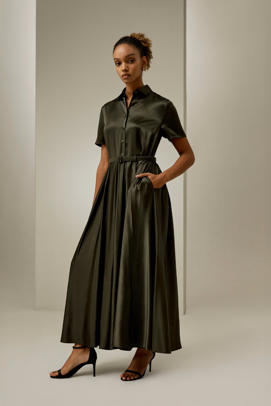 LILYSILK X LYDIA MILLEN Moira Kleid