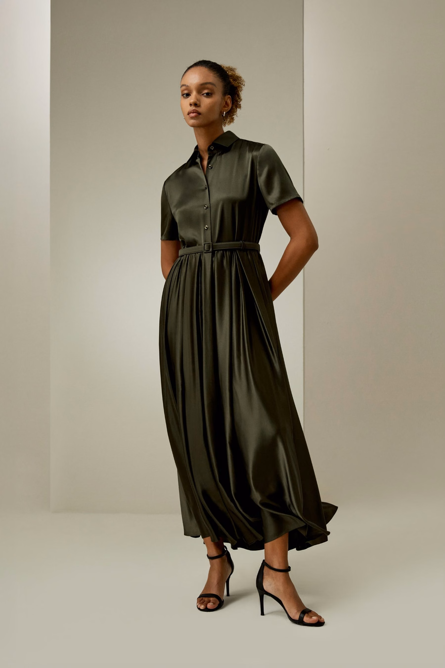 LILYSILK X LYDIA MILLEN Moira Kleid