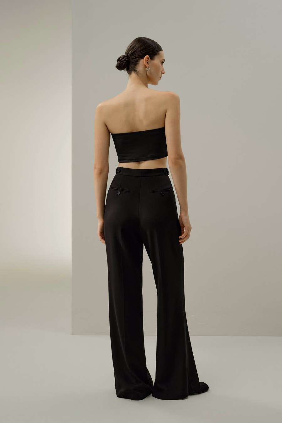Seiden-Breeze Jersey Bandeau-Top