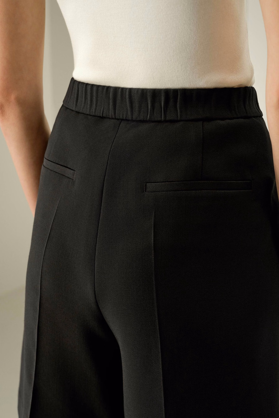 Seiden-Wollmischung polierte Shorts
