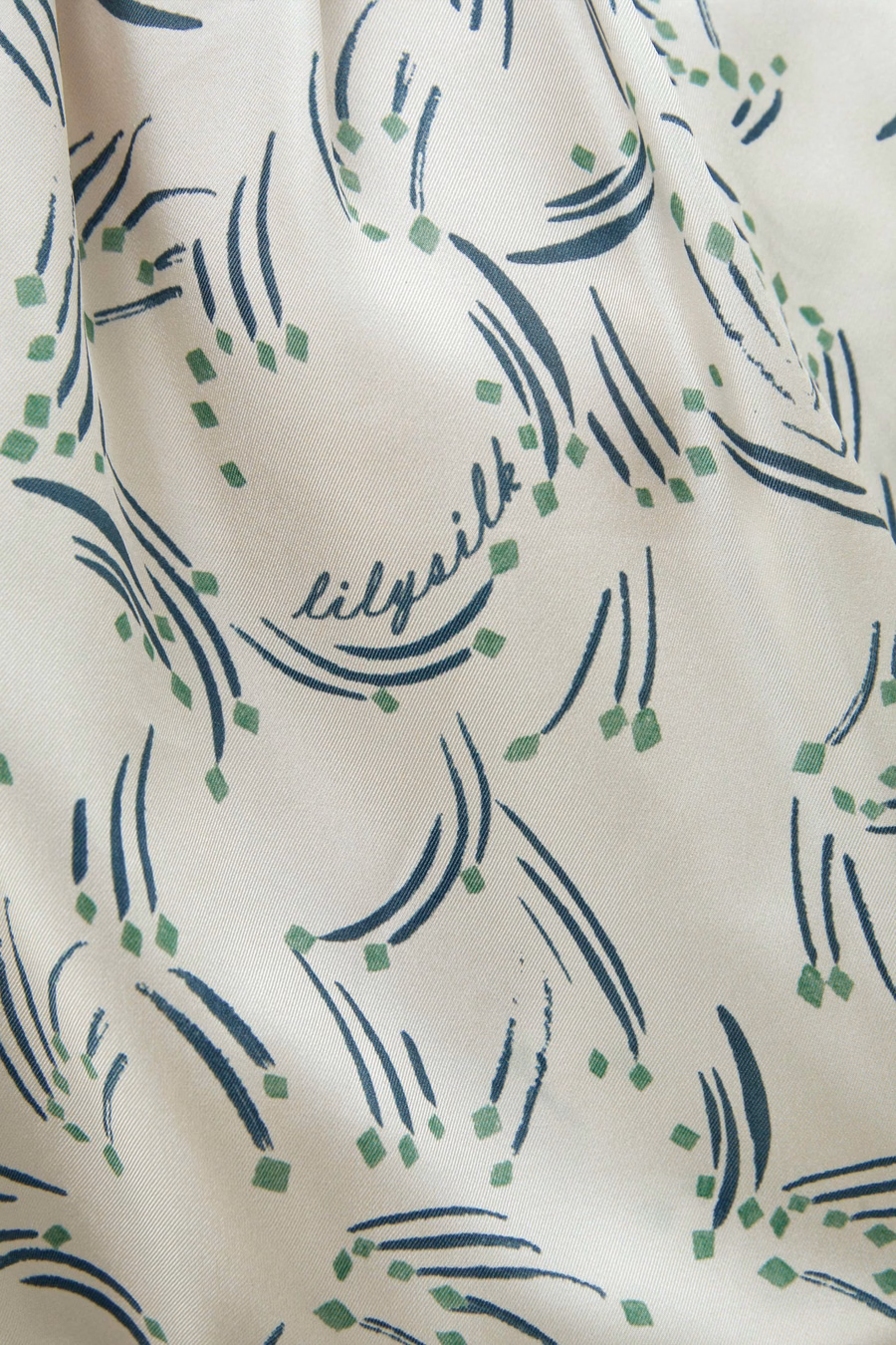 Abstract Botanical Print Shirt