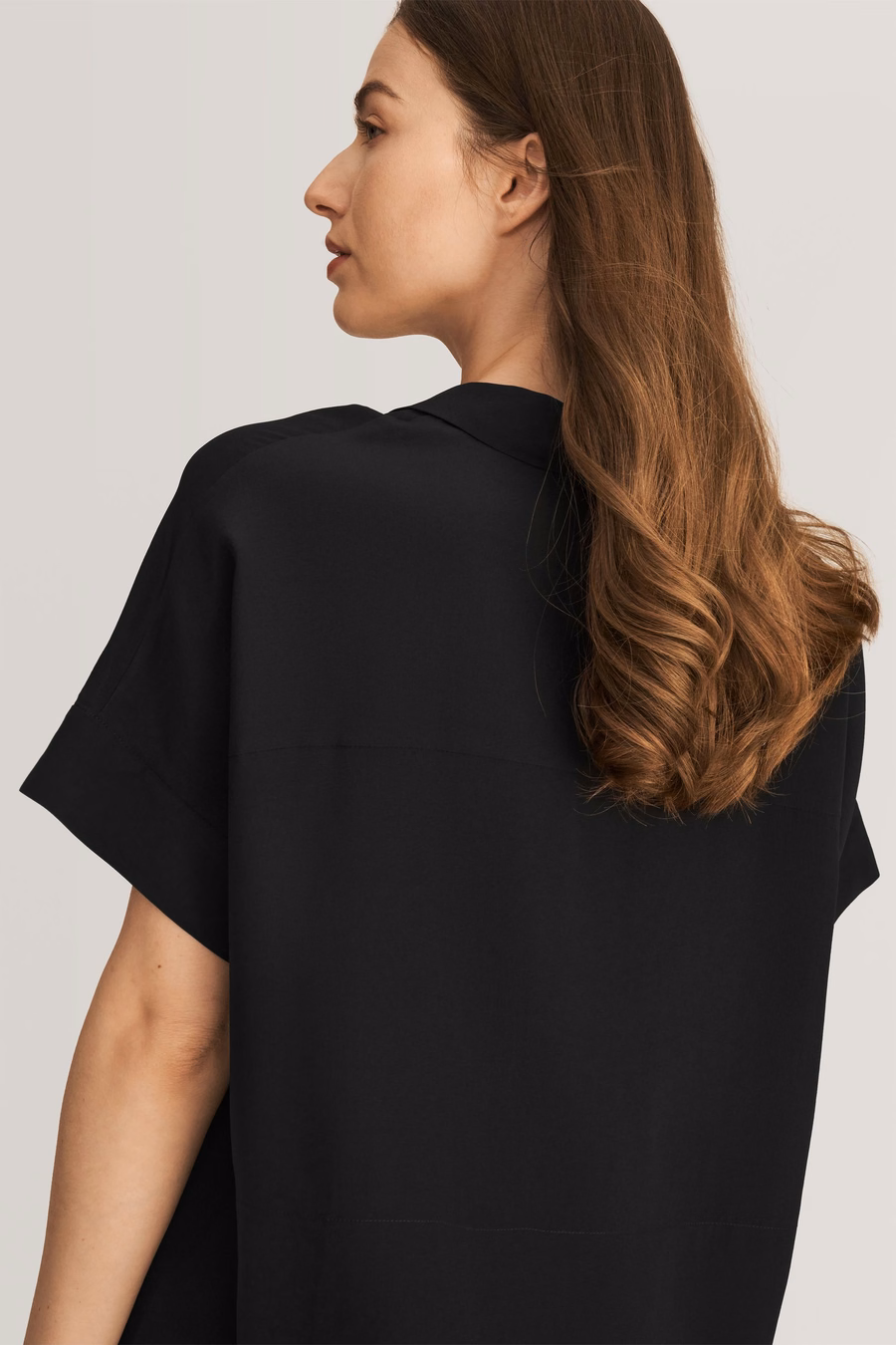 Casual Kurzarm Lockeres Seident-Shirt