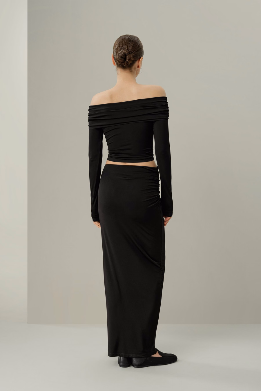 Seidenbreeze-Jersey-Slim-Fit-Maxikleid