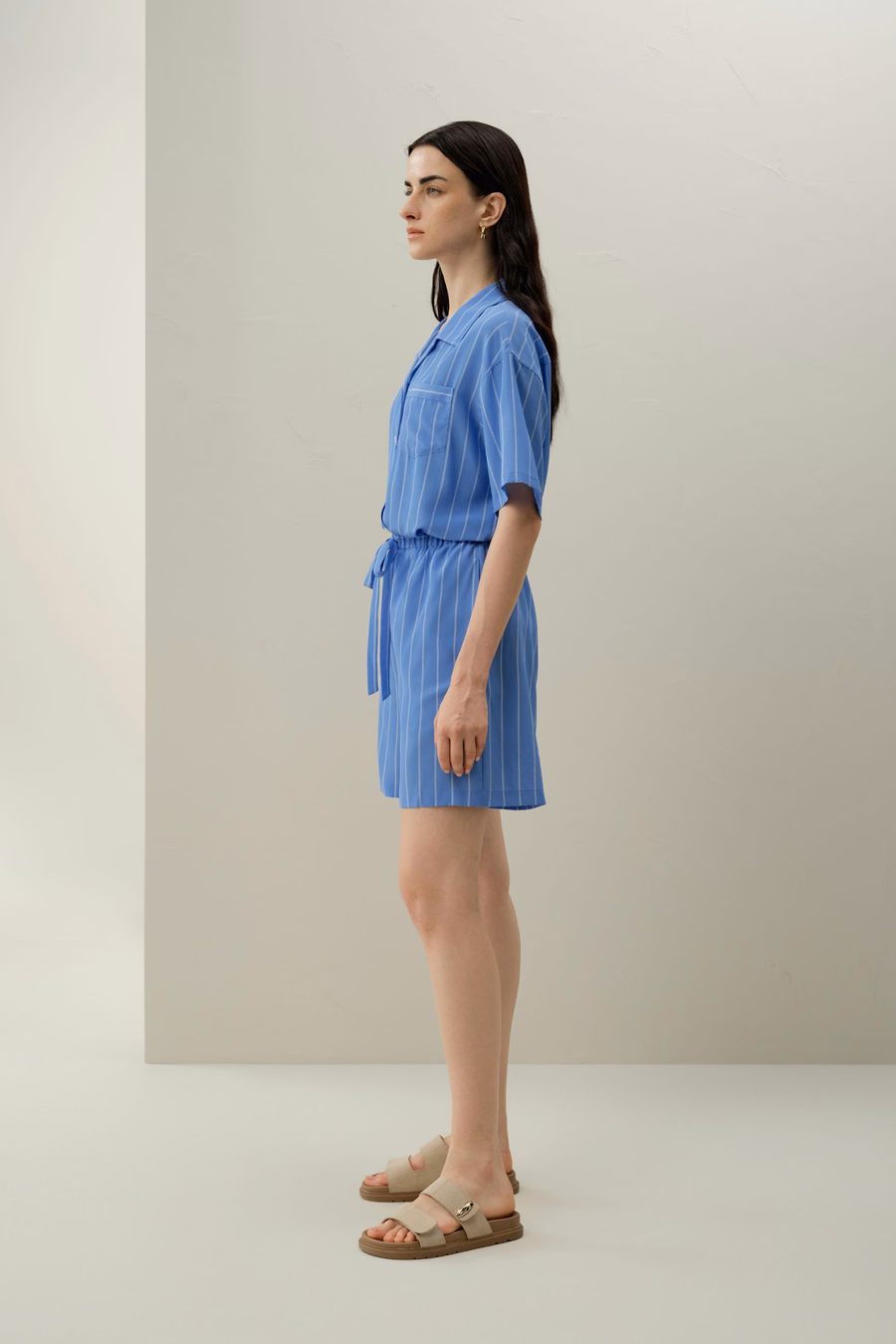 Amalfi Gestreifte Shorts