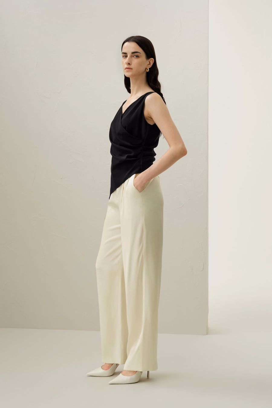 Élise V-Ausschnitt Top
